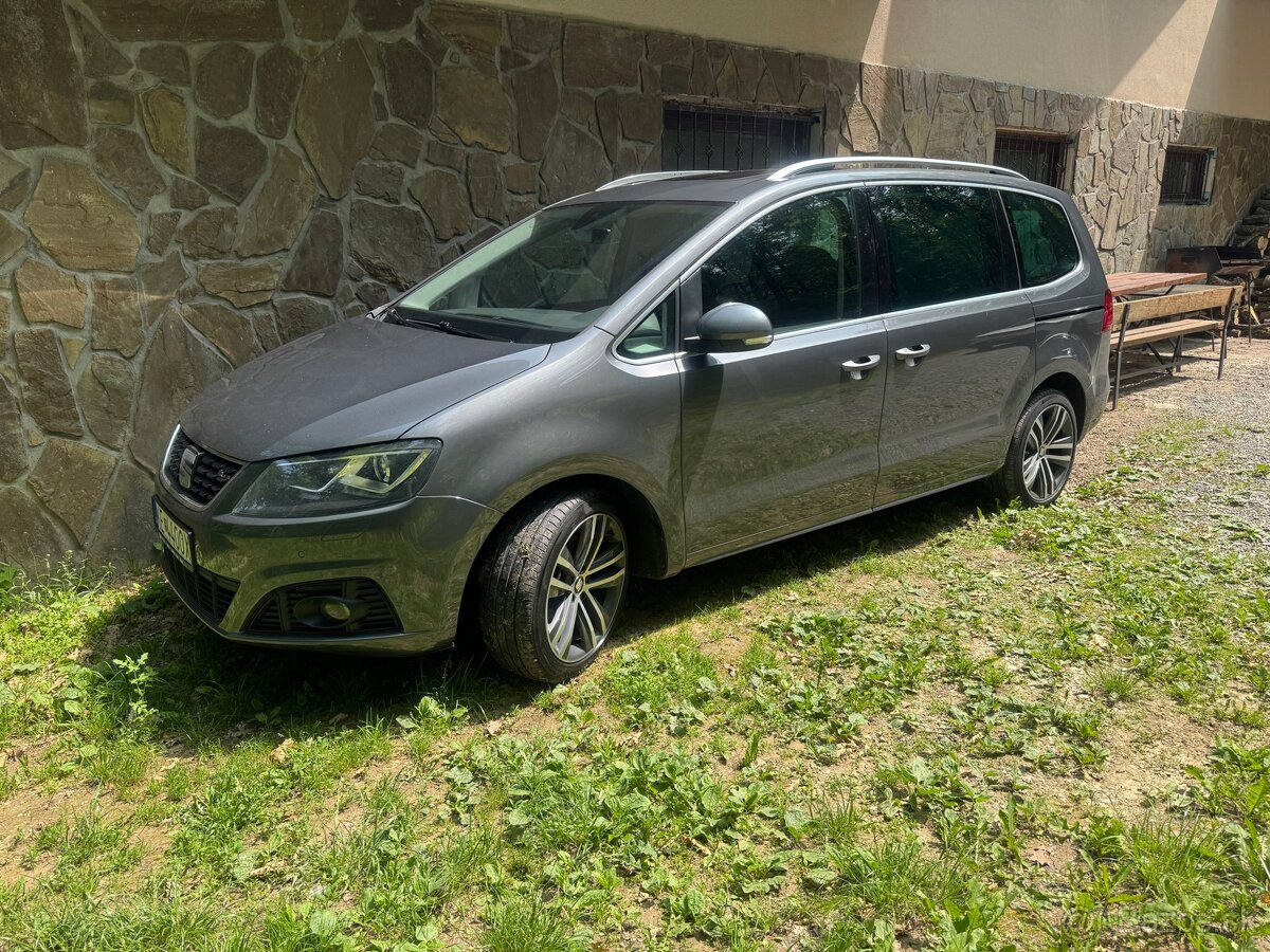 SEAT Alhambra FR 2.0Tdi panoráma 7M. MOŽNÁ VYMENA WEBASTO