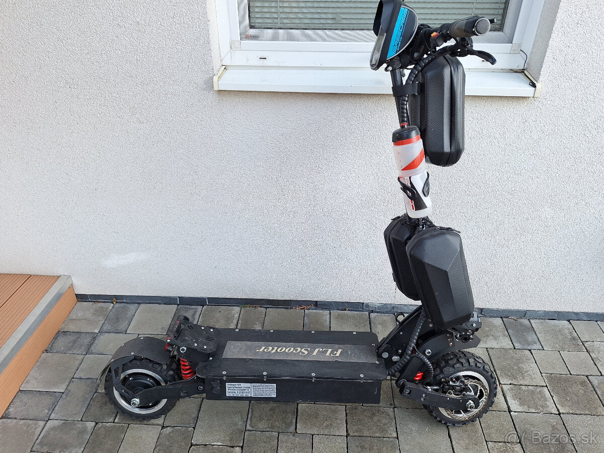Elektrická kolobežka FLJ - scooter ,vykon 7000W dual motor