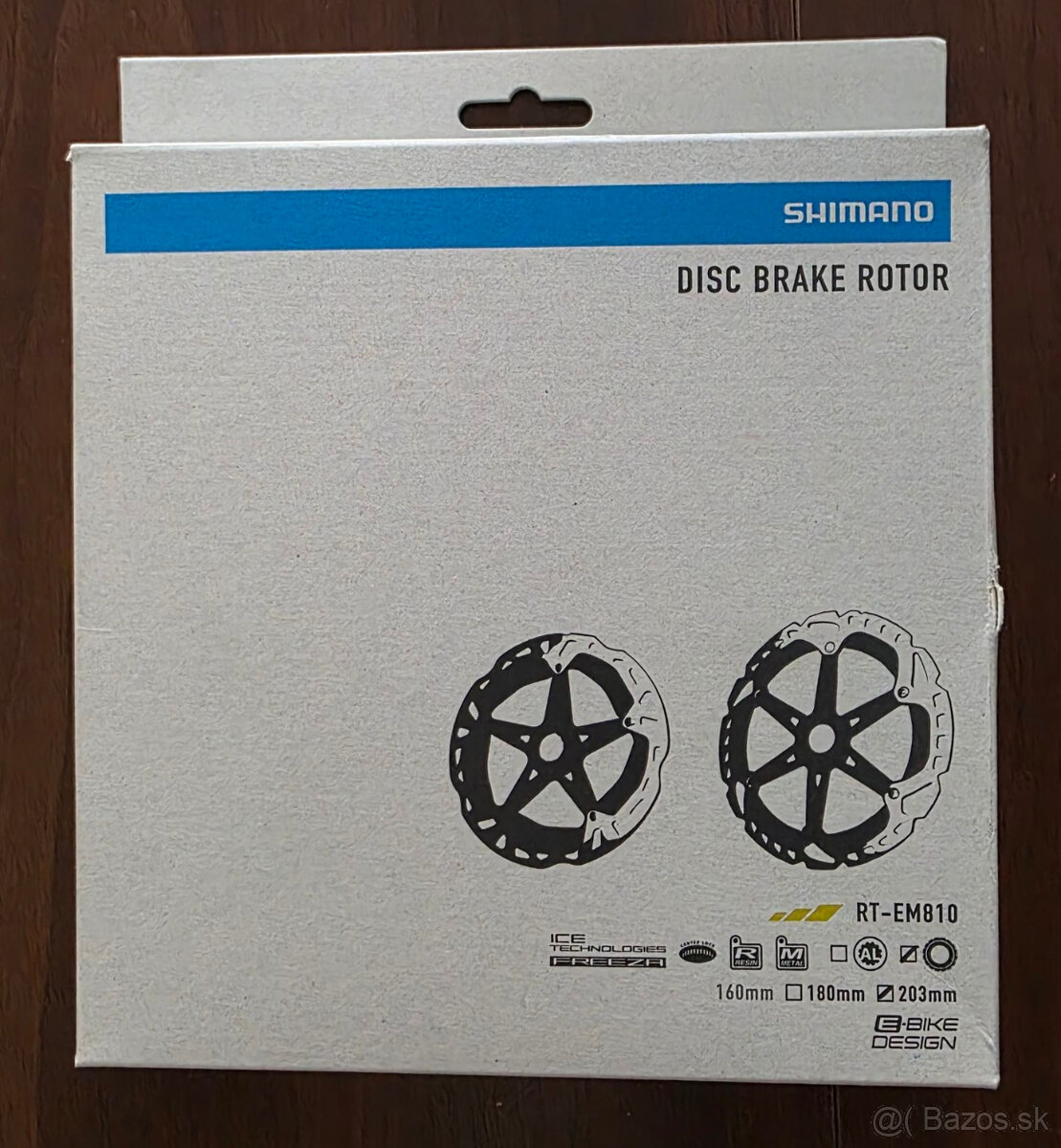 Brzdový kotúč SHIMANO RTEM-810 203 mm