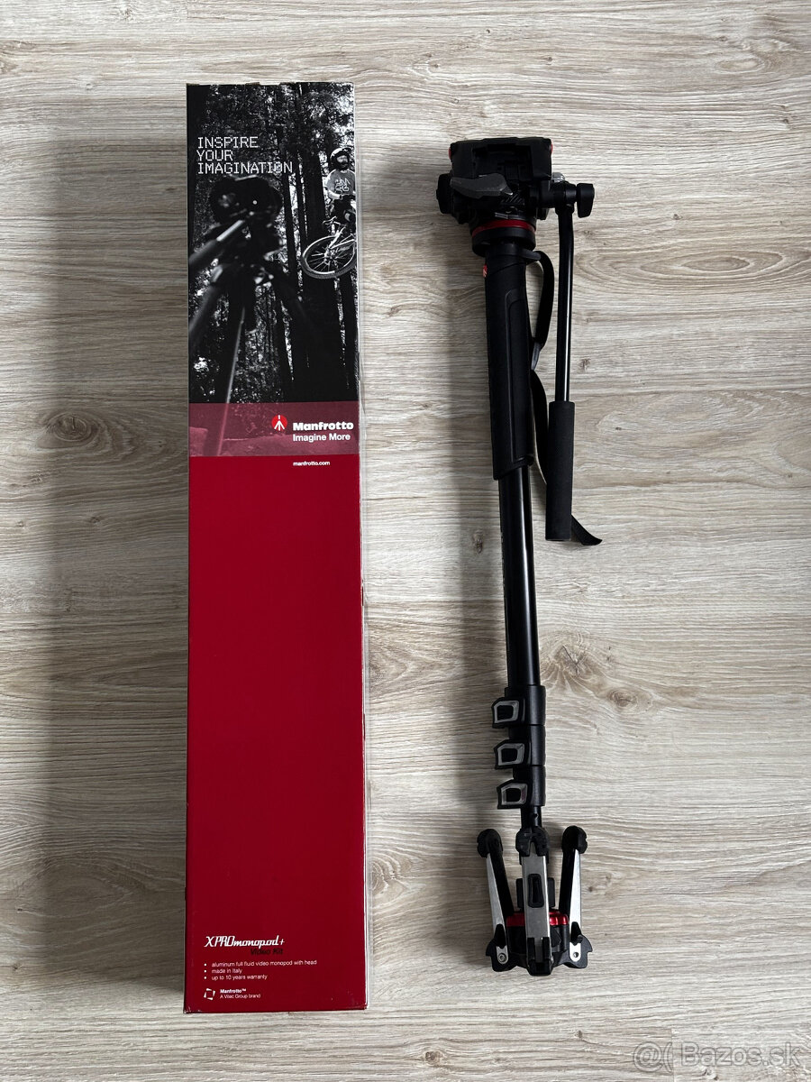 Monopod MANFROTTO MVM XPROA42W s fluidnou hlavou a základňou