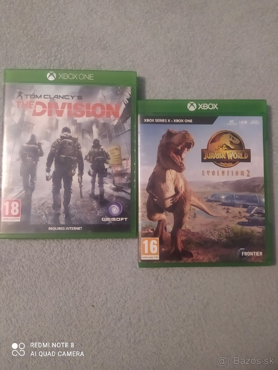 Predám hry na Xbox one