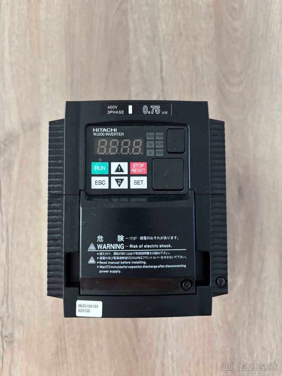 Frekvenčný menič 0,75 kW
