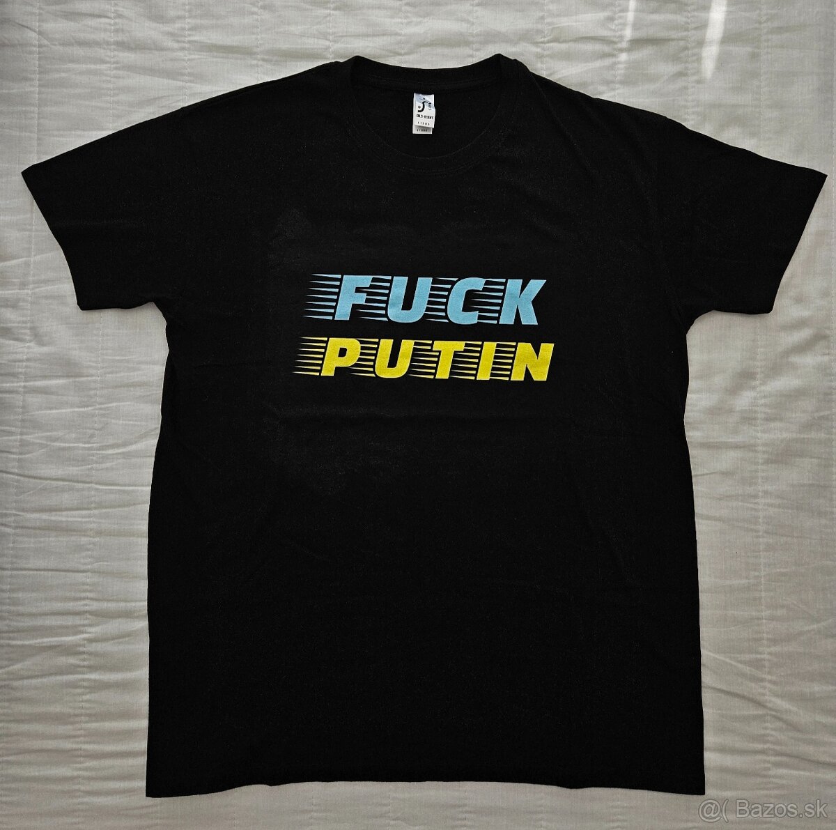 Tričko FUCK PUTIN čierne, veľkosť M