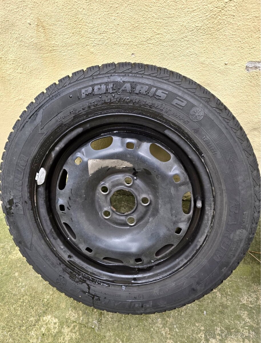 DISKY ŠKODA FABIA R14 5x100 + zimné Barum