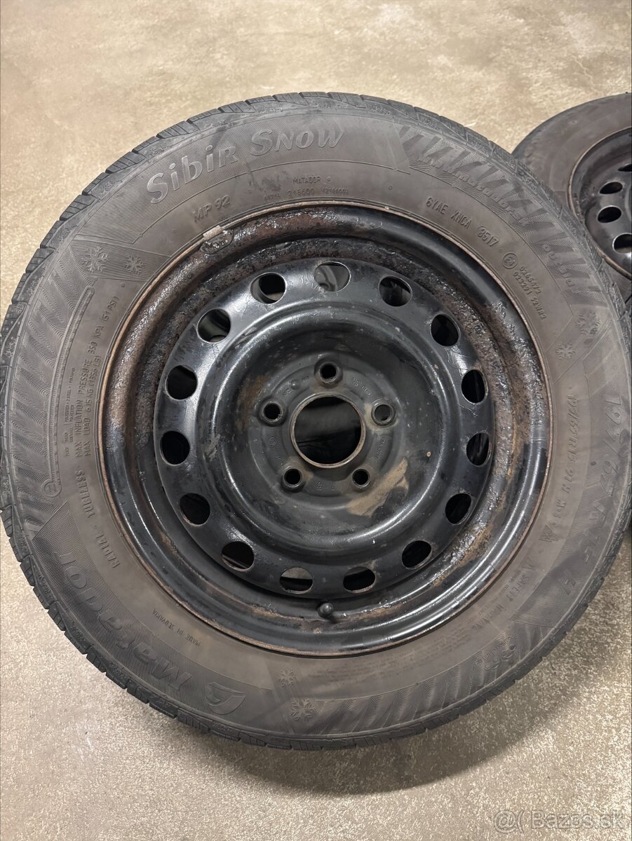 Kompletne plechove kolesa 195/65 R15 91H