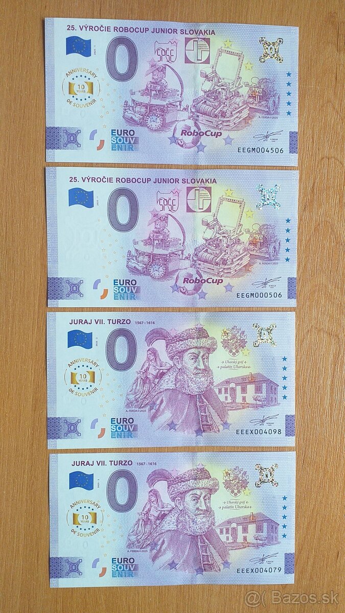 0 euro bankovka, 0 euro souvenir, 0€ bankovka 4