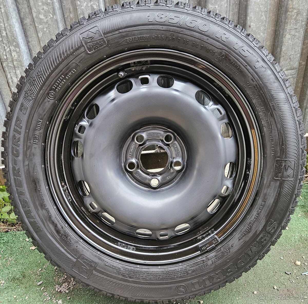 Originálna zimná sada VW - 5x100 r15 + Semperit 185/60 r15