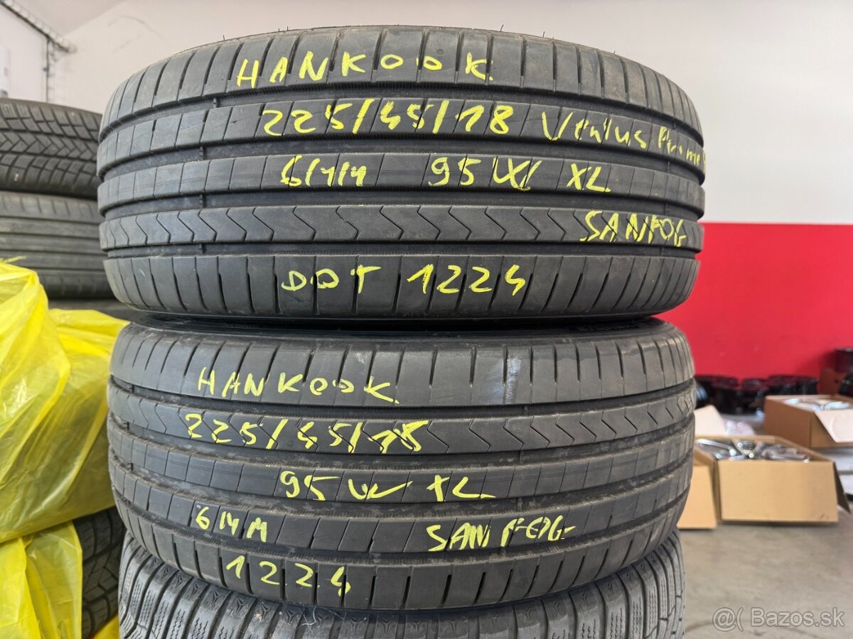 R18 225/45 Hankook Ventus Prime4 XL 2x 6MM DOT1224