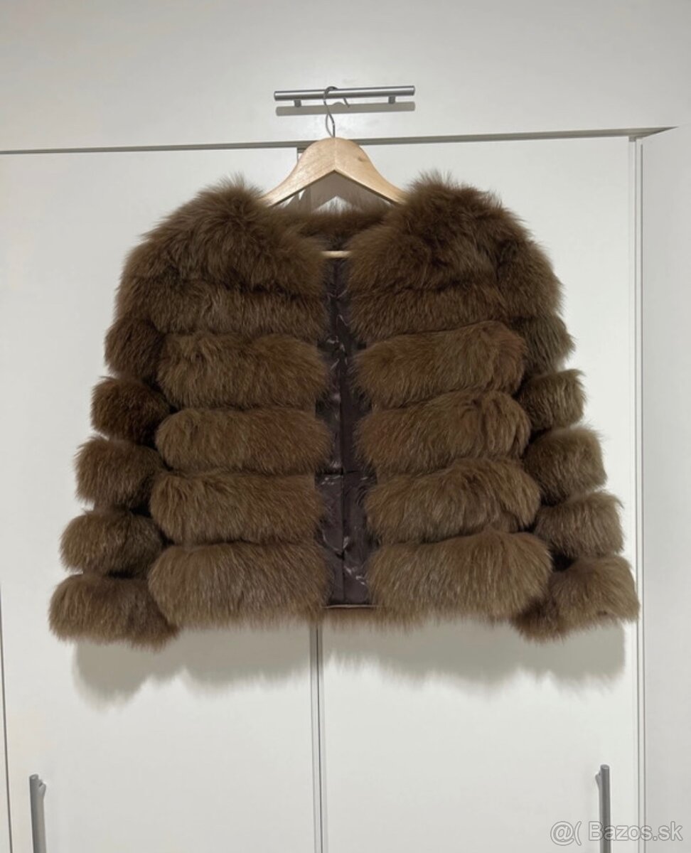 Kožušinový kabát fox fur
