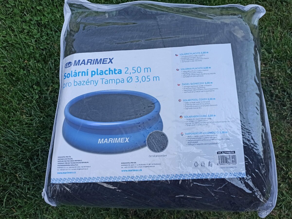 Solárna plachta na bazen