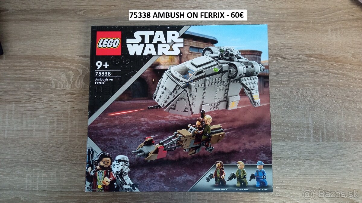 Predám nové Lego Star Wars 75338 - Ambush On Ferrix