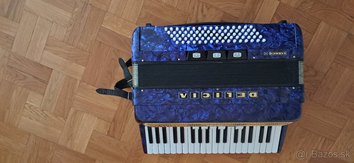 Akordeon DELICIA Carmen II /80 basova/ + remienok na chrbat