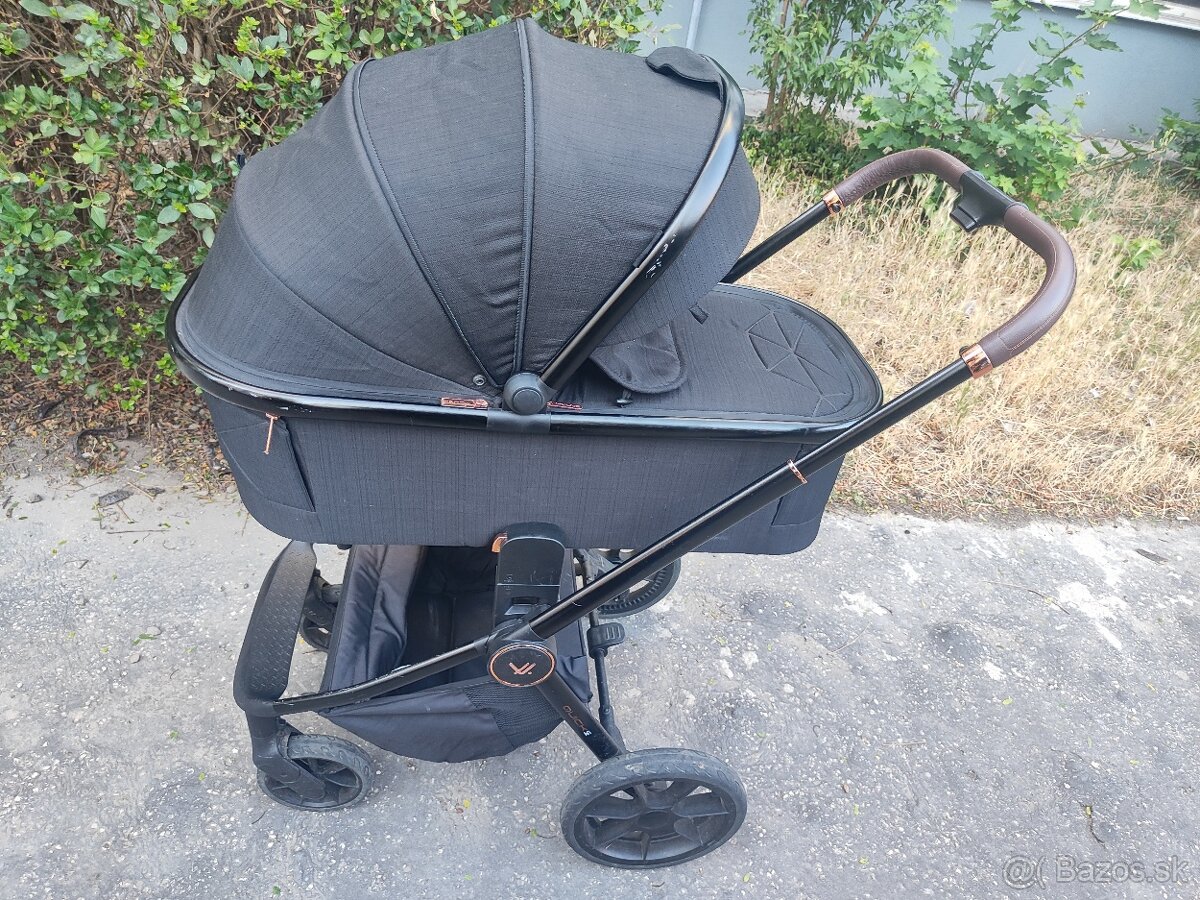 MUUVO Kočík kombinovaný Quick SE 2 Sunset black set 2v1