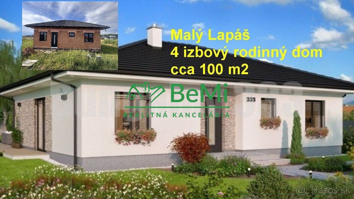 (018-12-DABAa) Novostavba – 4 izbový rodinný dom, Malý Lapá