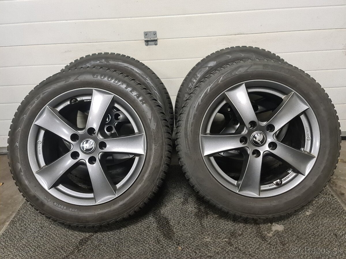 5X112 R16 DEZNET-ZIMNE PNEU 205/55 R16