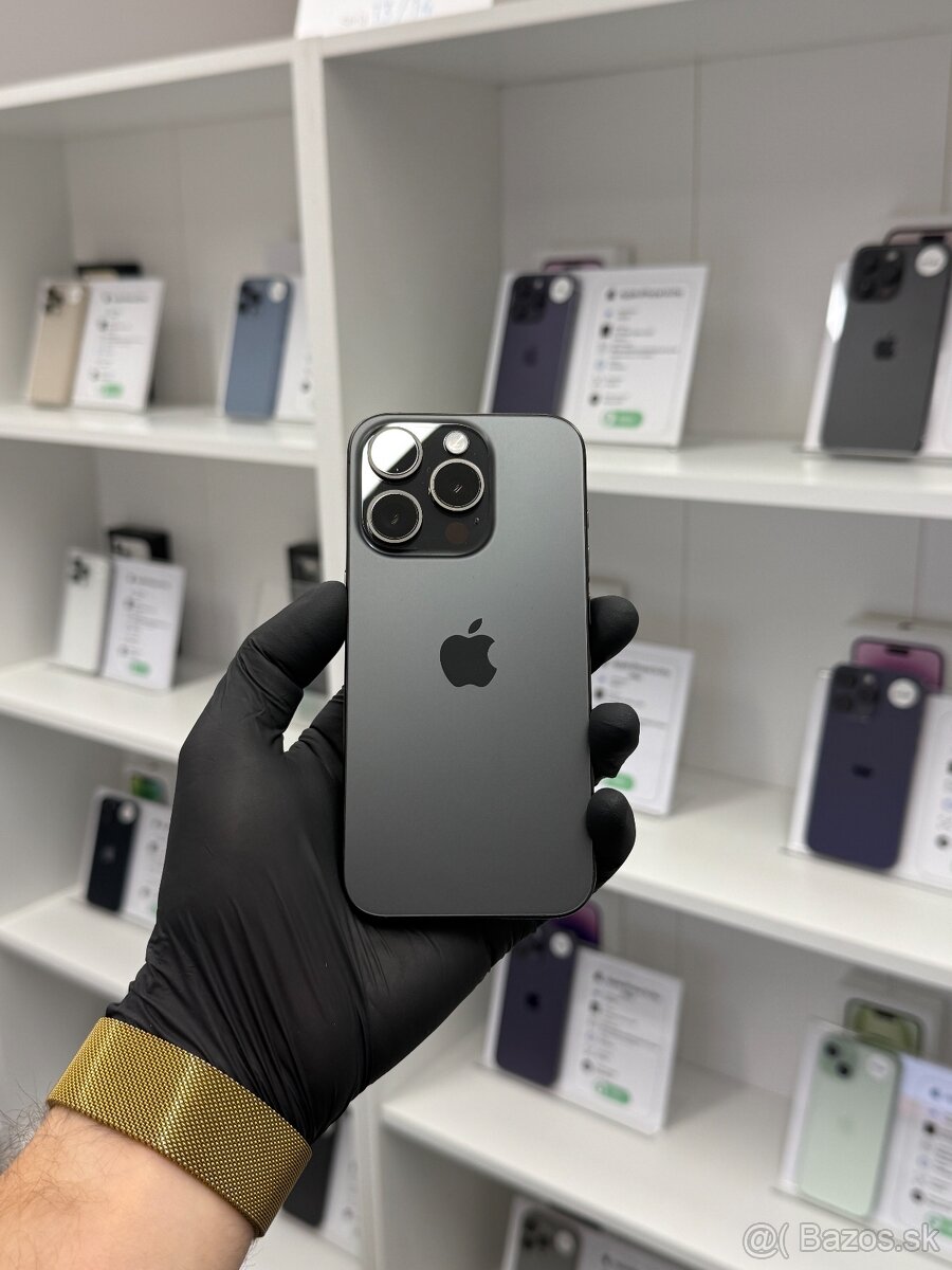 ZÁRUKA 2 ROKY /  Apple iPhone 15 Pro 512GB Black Titanium