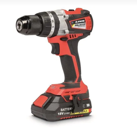Vŕtačka aku PBL 2034 PIKF, 18 V, bezuhlíková, 4 Ah, 2 batéri