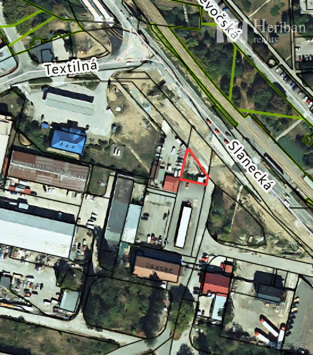 pozemok 252m2, ul.Textilná/ Slanecká, KE-Nad Jazerom