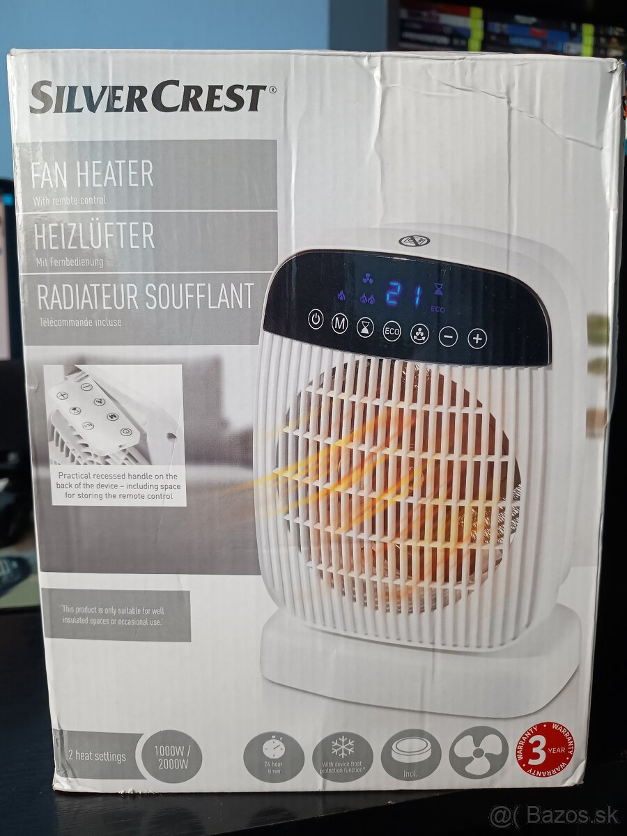 teplovzdušný ventilátor