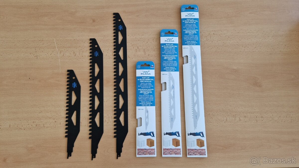 PILANA - pílový list na porobeton a tehlu
