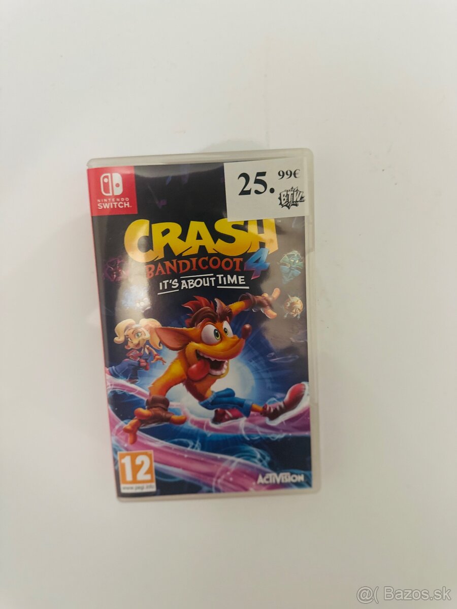Nintendo Switch head Crash bandicoot 4