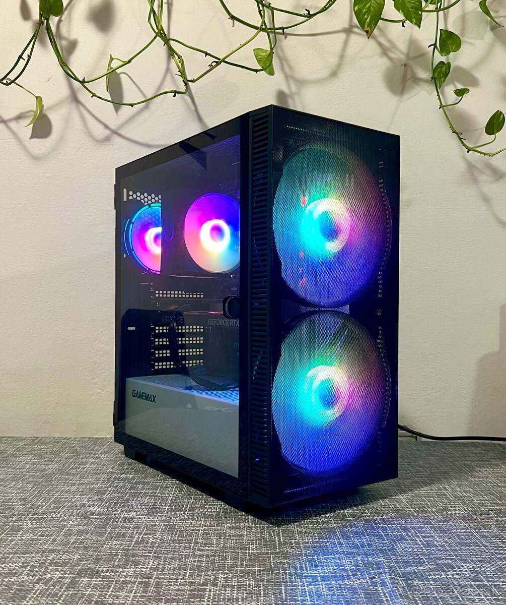 Herný PC RTX 4060 s Ryzen 7 5700/32gb/1tb/600w