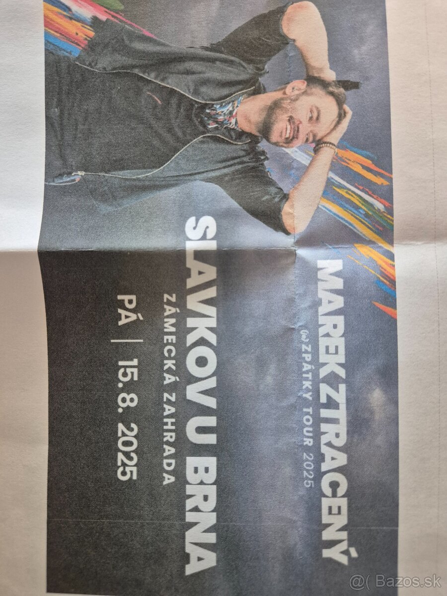 Marek Ztracený ZPÁTKY TOUR SLAVKOV