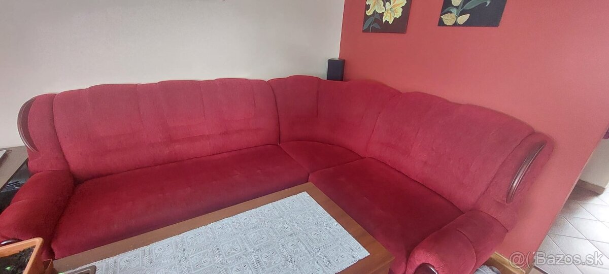 rohový rozkladací gauč