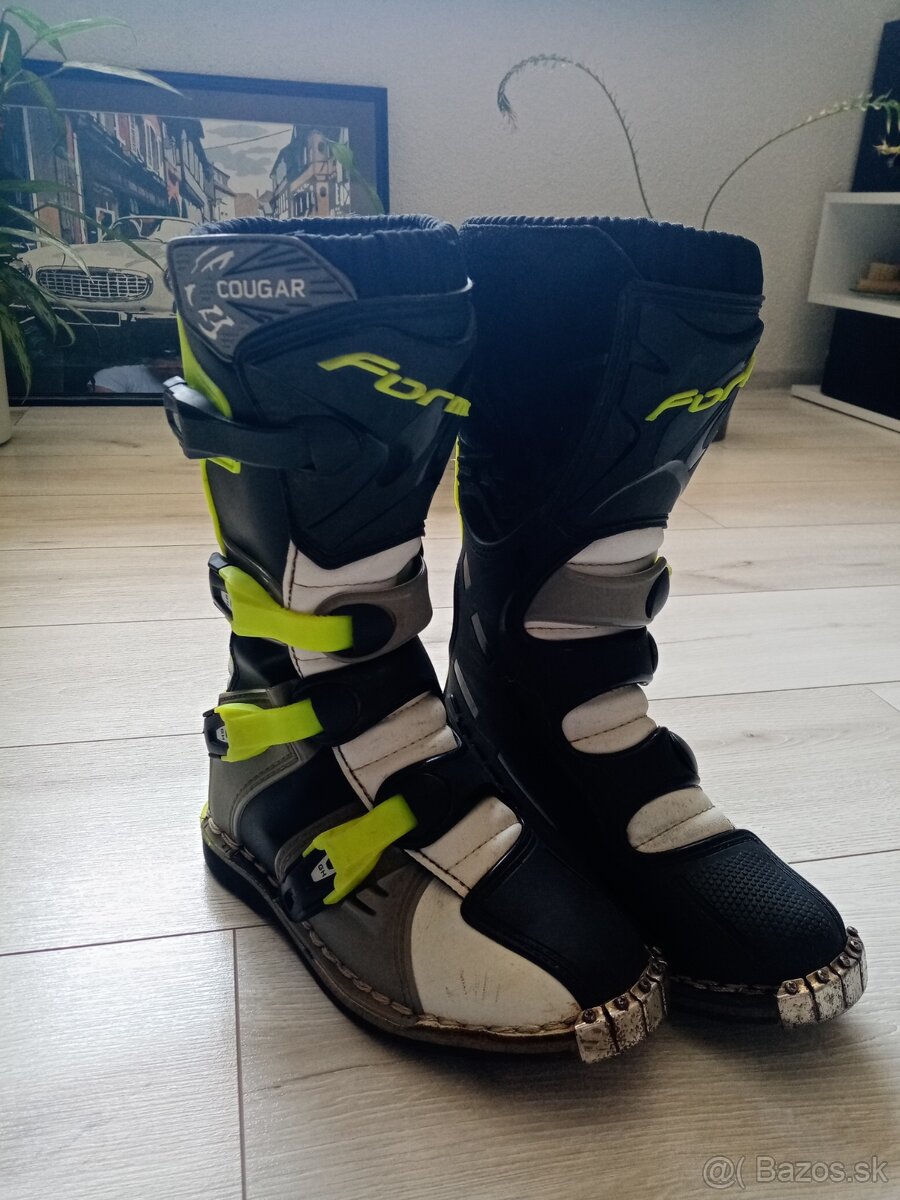 Motocrosove čižmy detské
