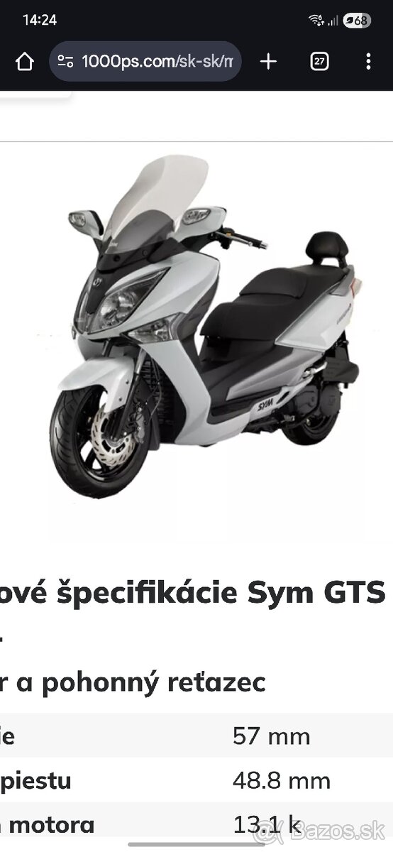 Sym joymax gts 125