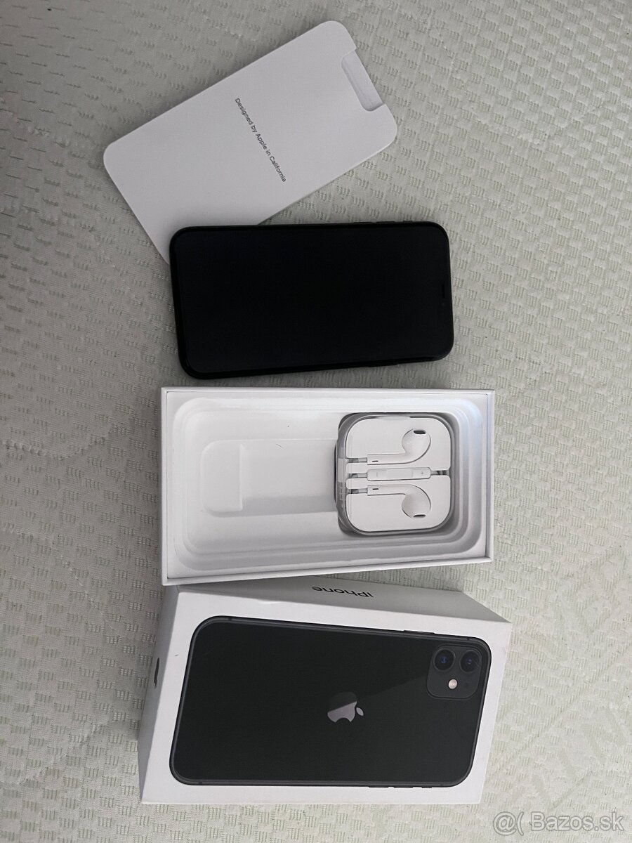 Predám iPhone 11 black 128gb