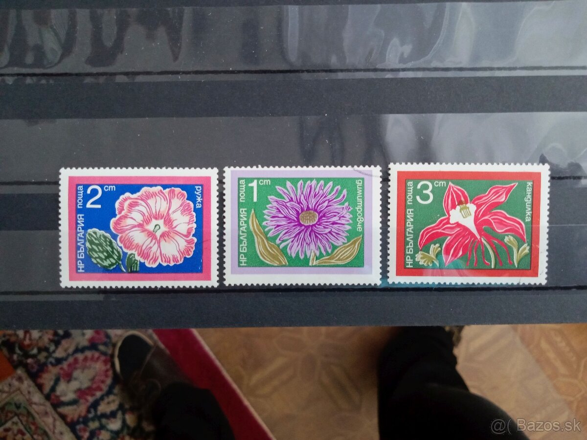 Poštové známky č.917 - Bulharsko - kvety