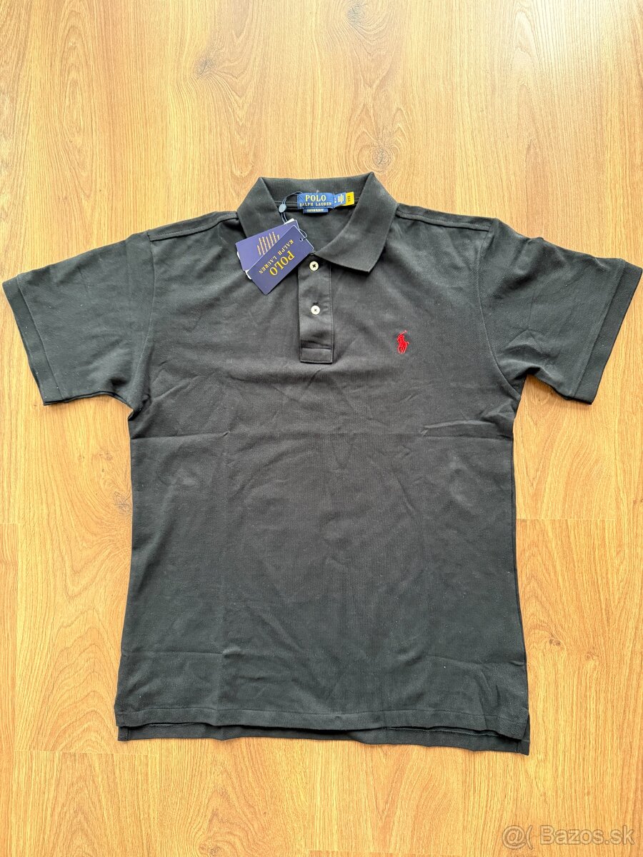 Polo Ralph Lauren Čierne Polotričko