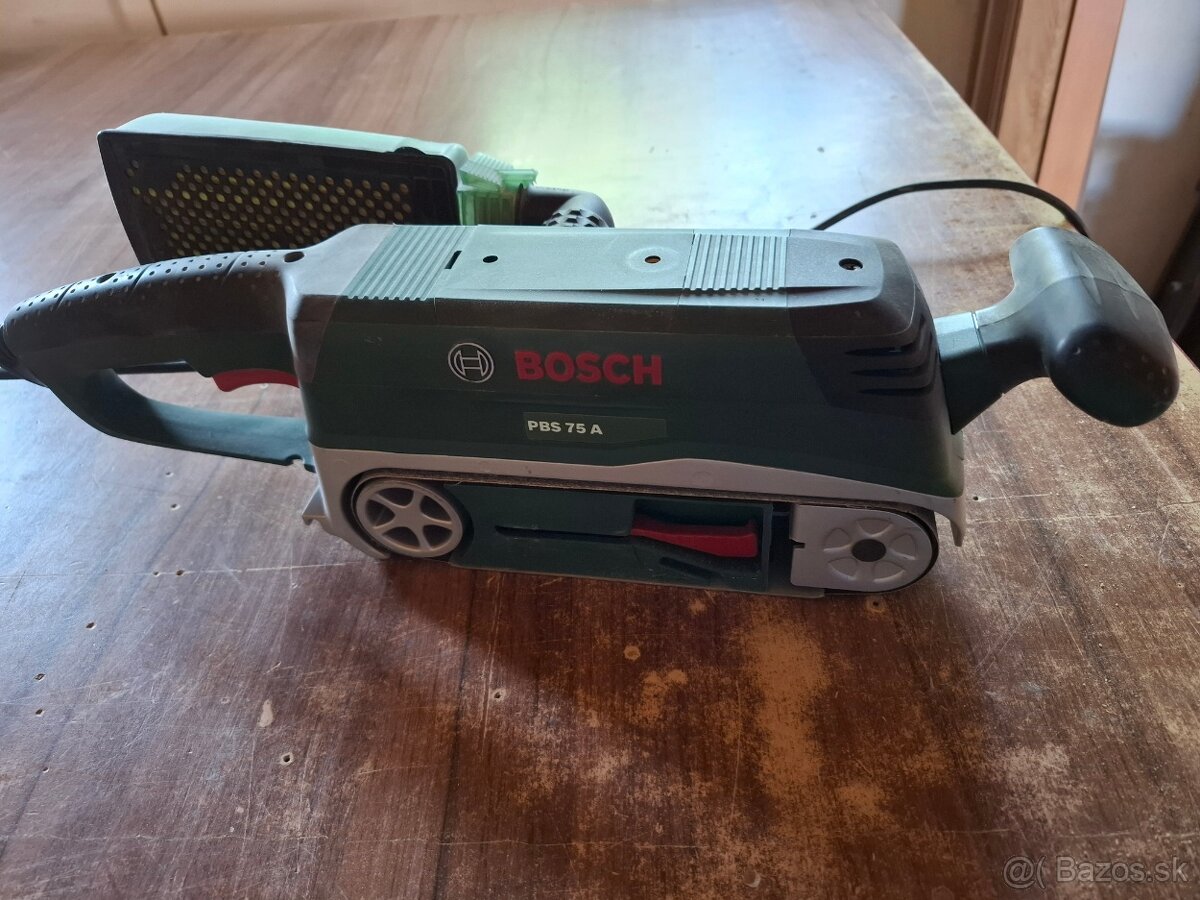 Pásovú brúsku BOSCH PBS 75 A