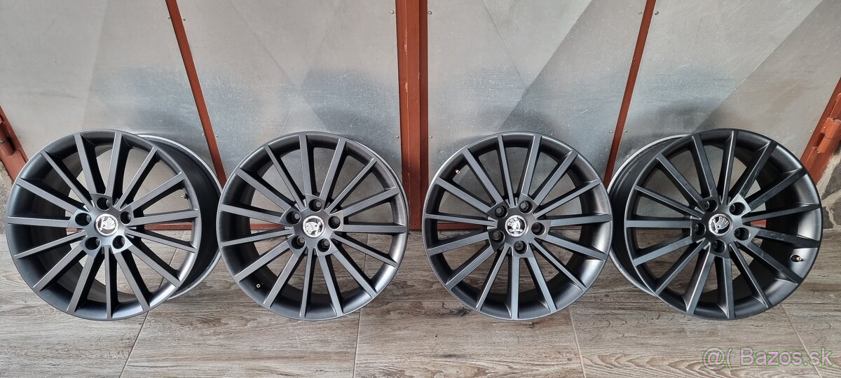 Predám original Škoda Turini elektróny, 5x112 7,5Jx18 ET 51