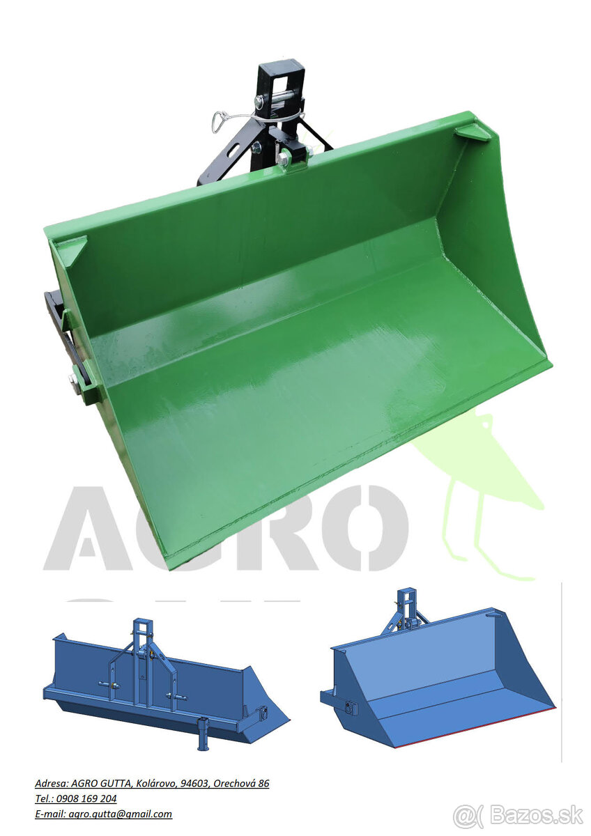 Kúpim varechu lyžicu bednu do trojbodu na TRAKTOR