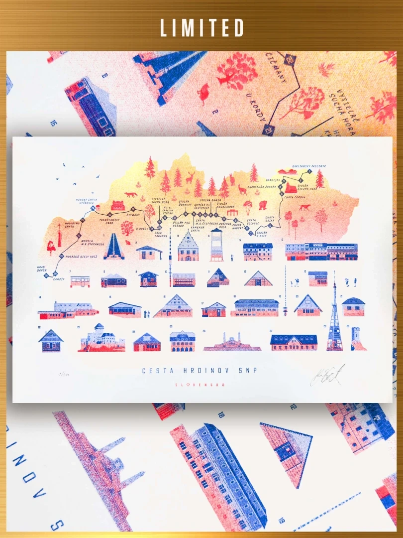 Print Bratiska Cesta hrdinov SNP