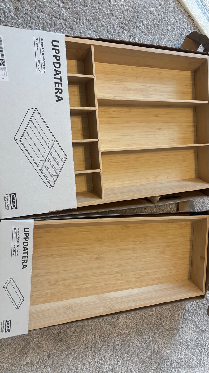 Priborniky drevené IKEA