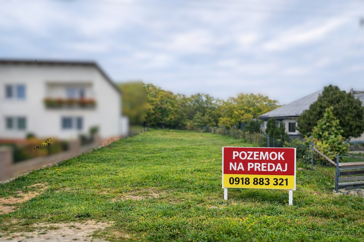 ID-3586 NA PREDAJ Pozemok pre RD – SEDLISKÁ