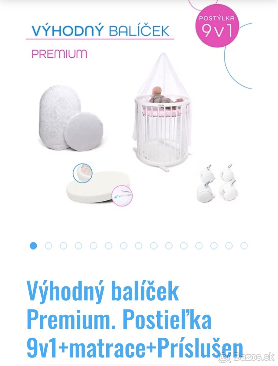 Posteľ (rastúca) detská