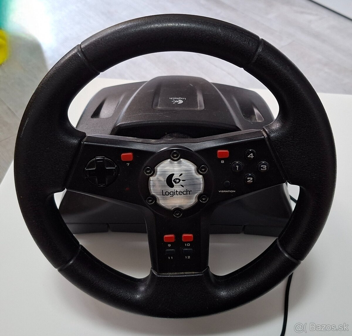 Herný volant logitech formula vibration feedback wheel