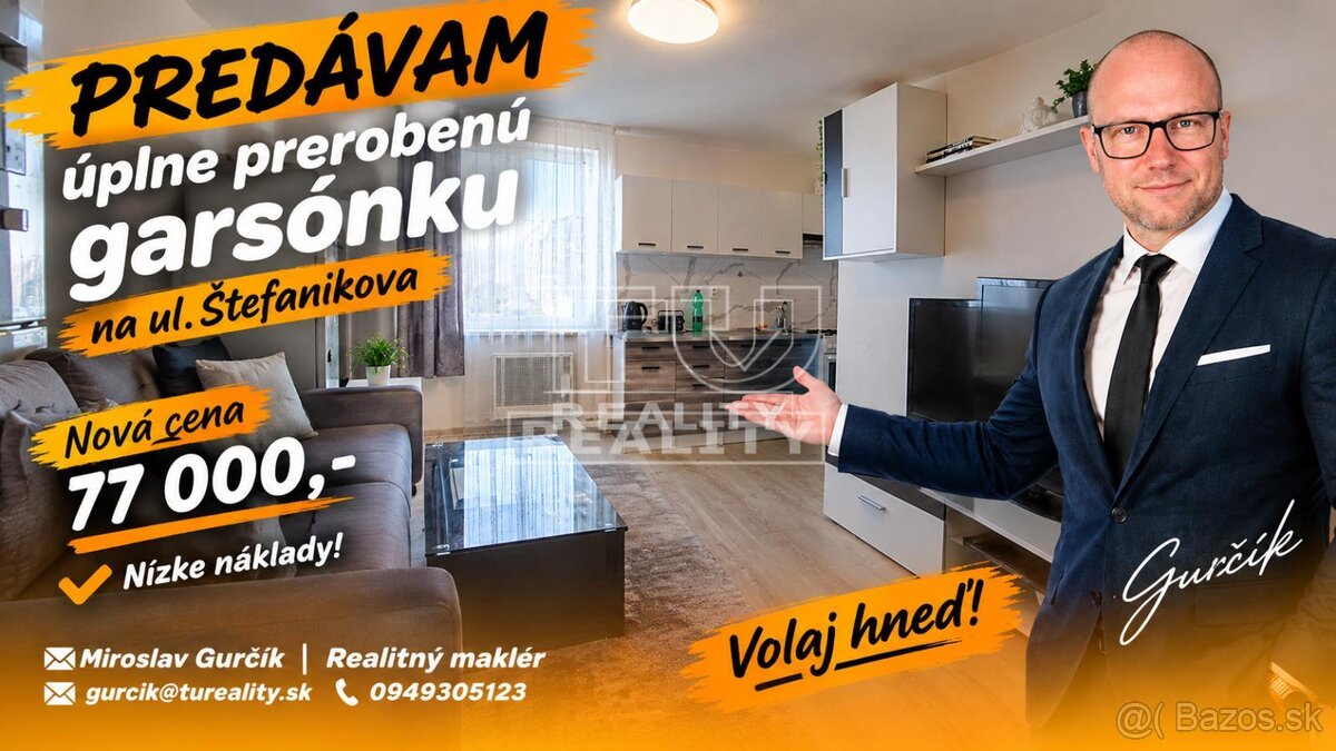 TUreality predáva exkluzívne garsónku v Kežmarku.