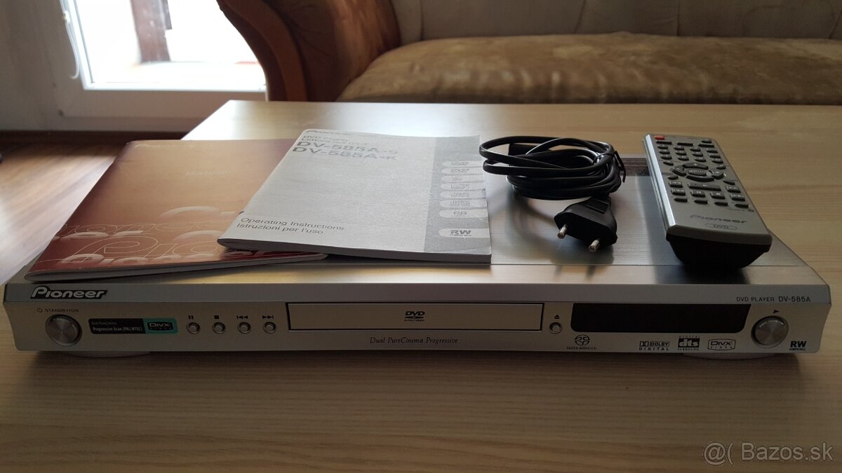 DVD Pioneer DV-585A Silver Pekný stav