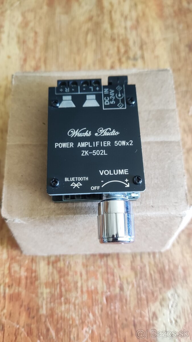 Wuzhi zosilňovač 2X50W silný mohutný zvuk