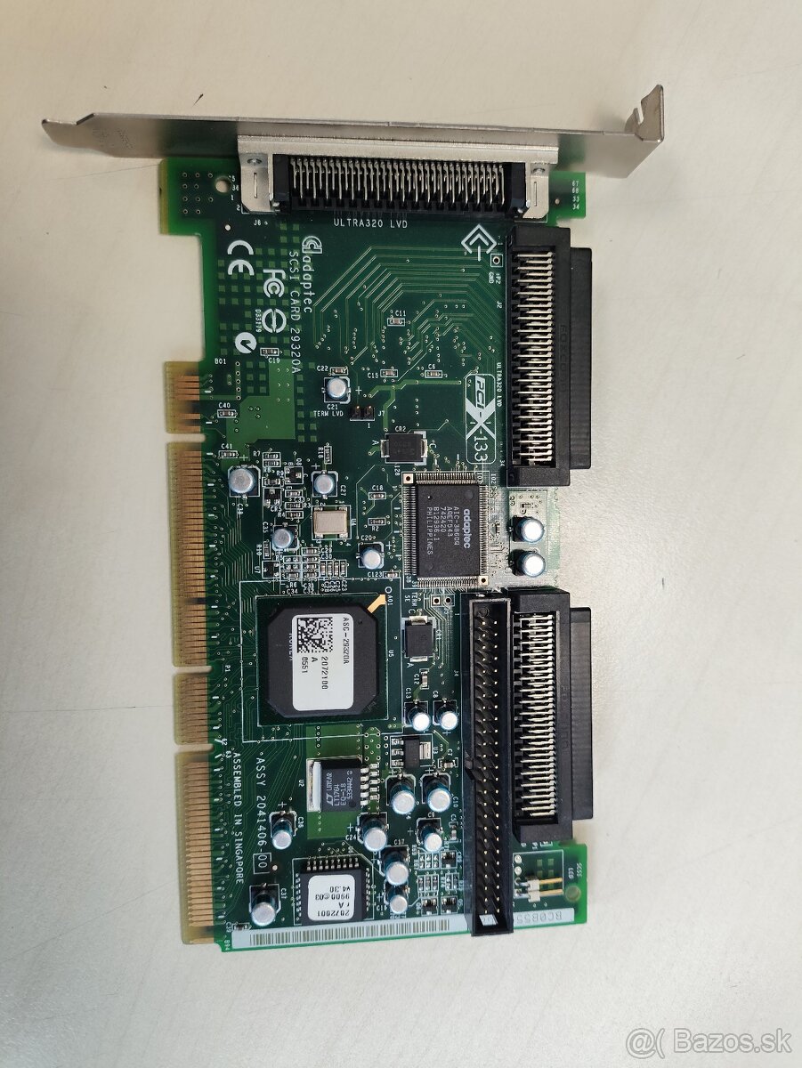 Adaptec 29320A SCSI radič + kábel