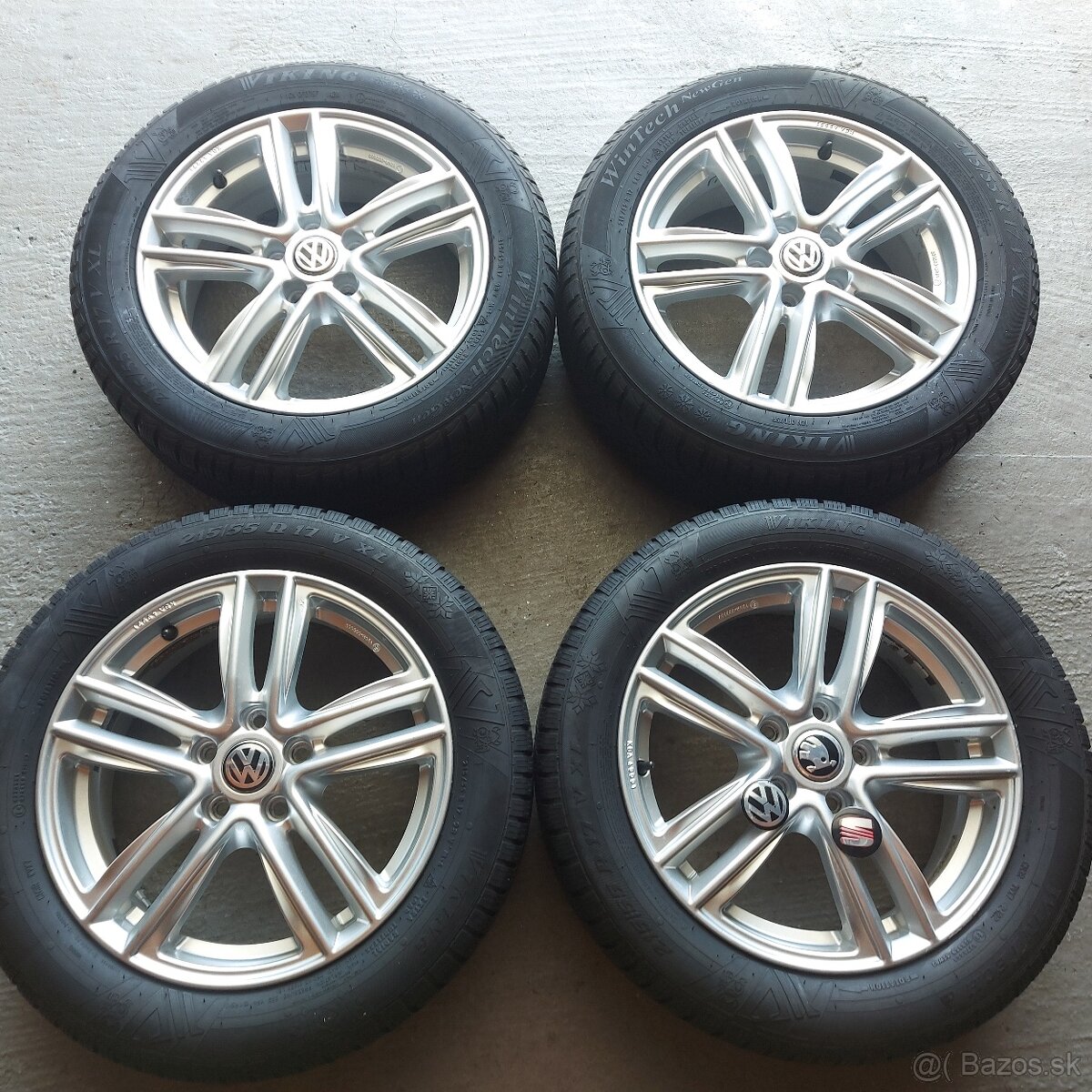 17"Elektróny RC Brock 5x112 Škoda Volkswagen Seat zimné