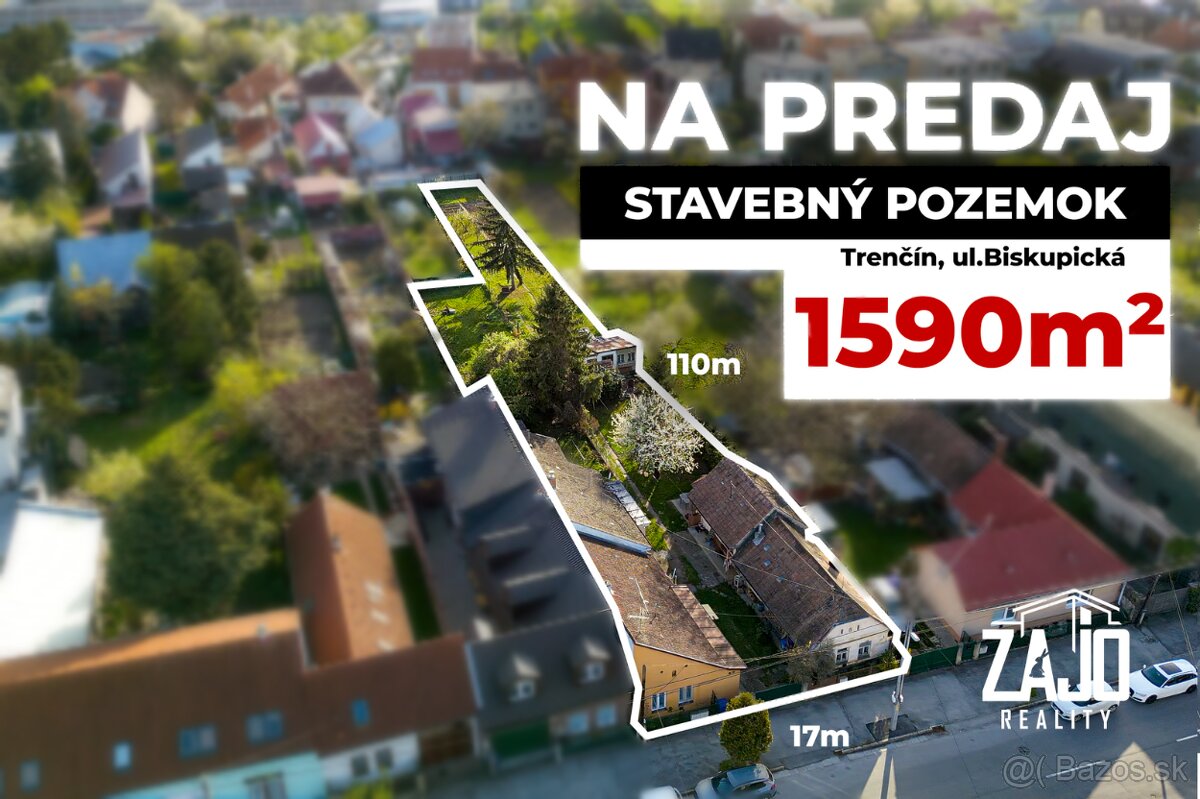 Stavebný pozemok na výstavbu v obľúbenej časti Trenčína