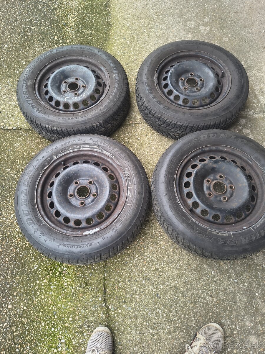 5x112R15 + zimne pneumatiky 195/65R15