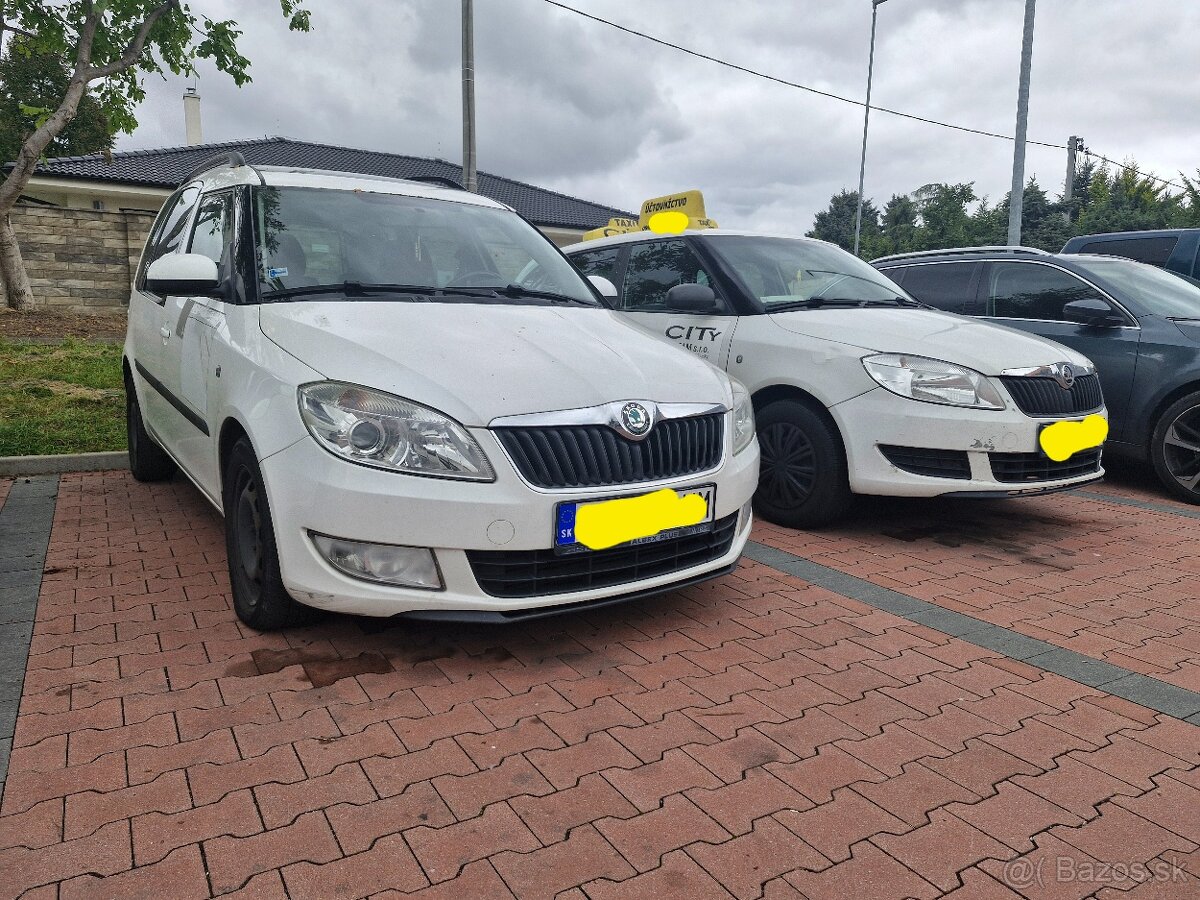 Škoda Roomster alebo  Fabia combi taxi v koncesii