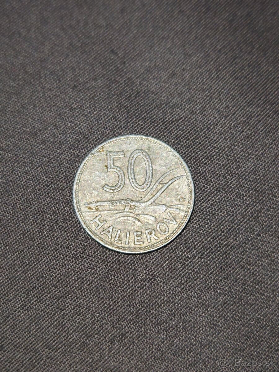 50 halierov 1944 - Hliník